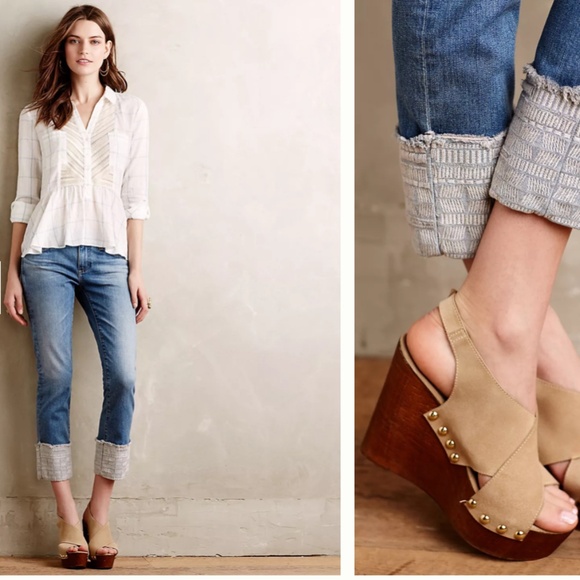 AG Stevie Embroidered Cuff Mid Rise Slim Fit Straight Jeans SZ 27 - Picture 2 of 14